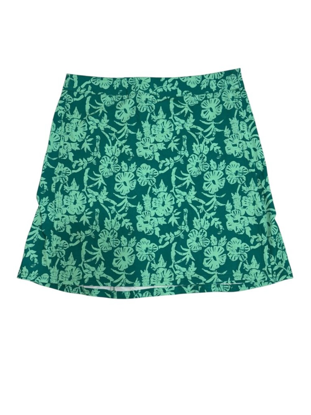RipSkirt Hawaii Hibiscus Green Wrap Skirt Medium Lightweight Quick-Dry Material